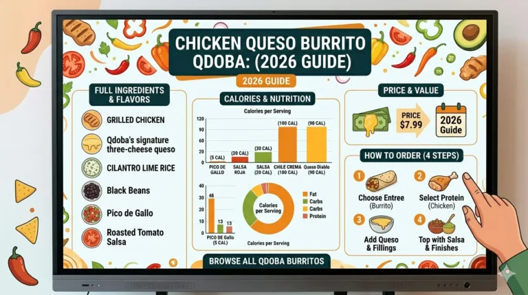 Chicken Queso Burrito Qdoba