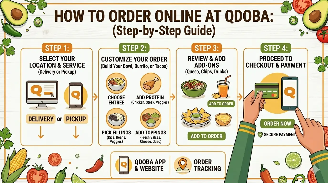How to Order Online at Qdoba