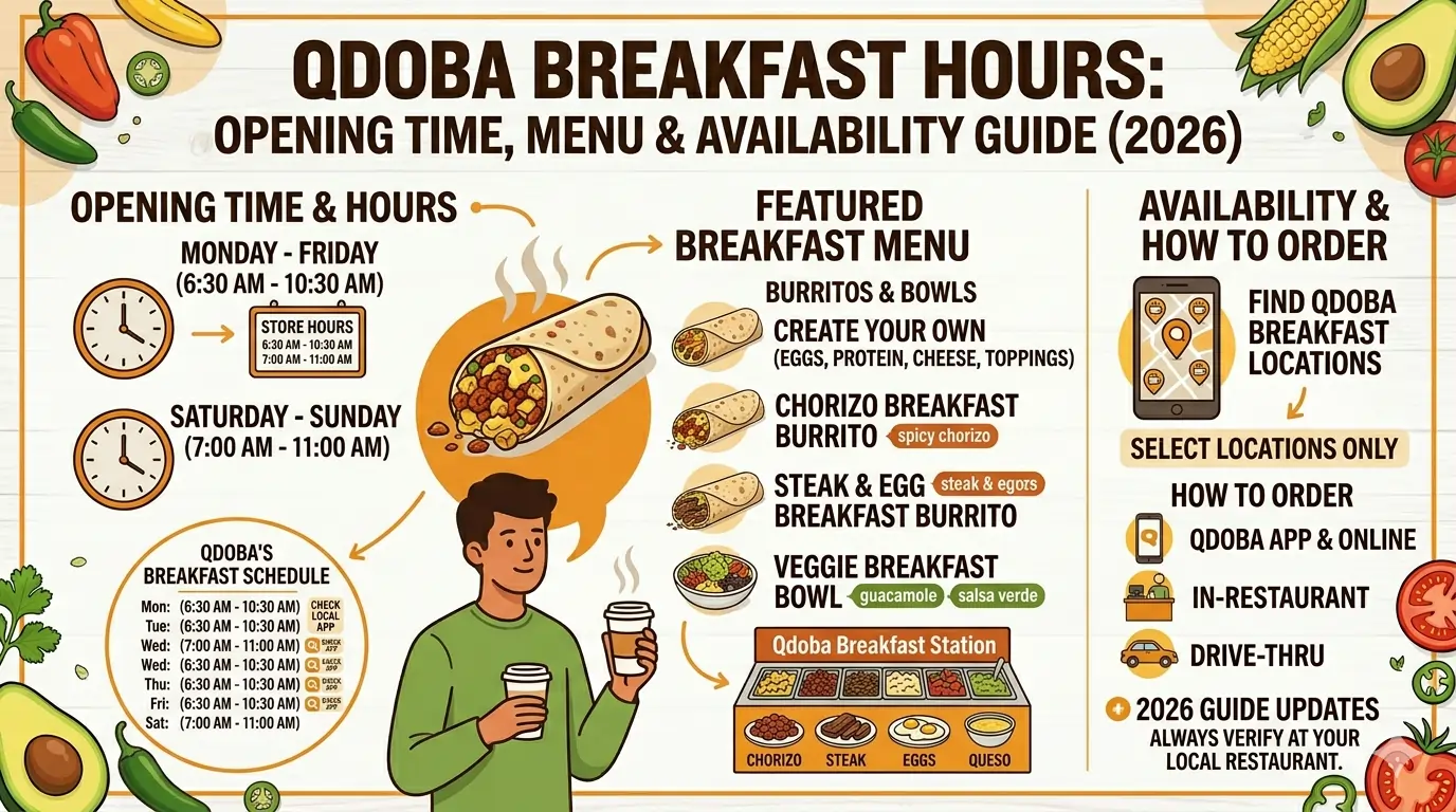 Qdoba Breakfast Hours