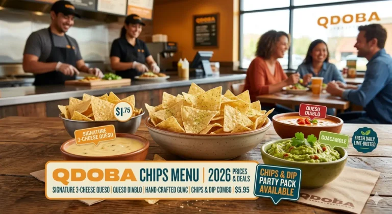 Qdoba Chips & Dips Menu