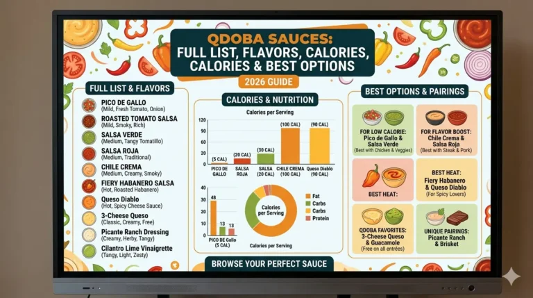 Qdoba Sauces