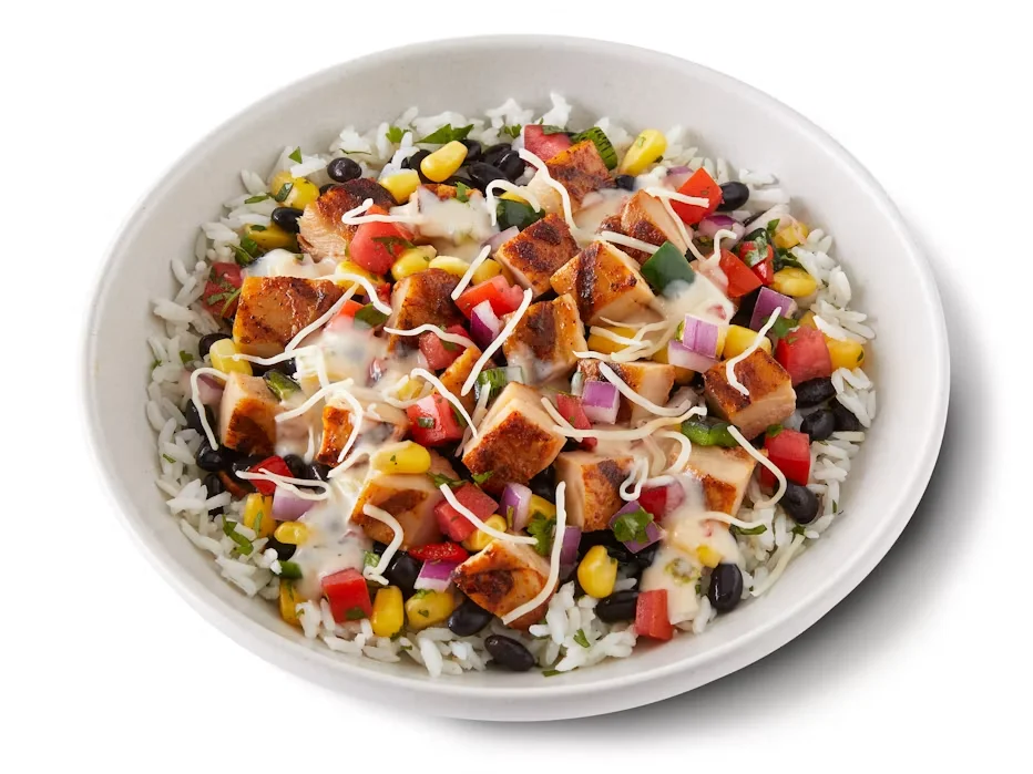 Chicken Queso Bowl