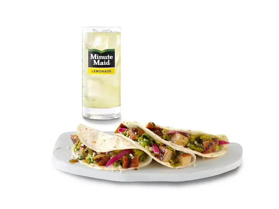 Street Style Chicken Tacos + Drink